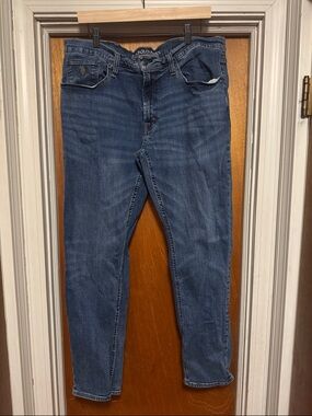 U.S. Polo Assn. Men's Dark Blue Activate Stretch Jeans Sz 40x32